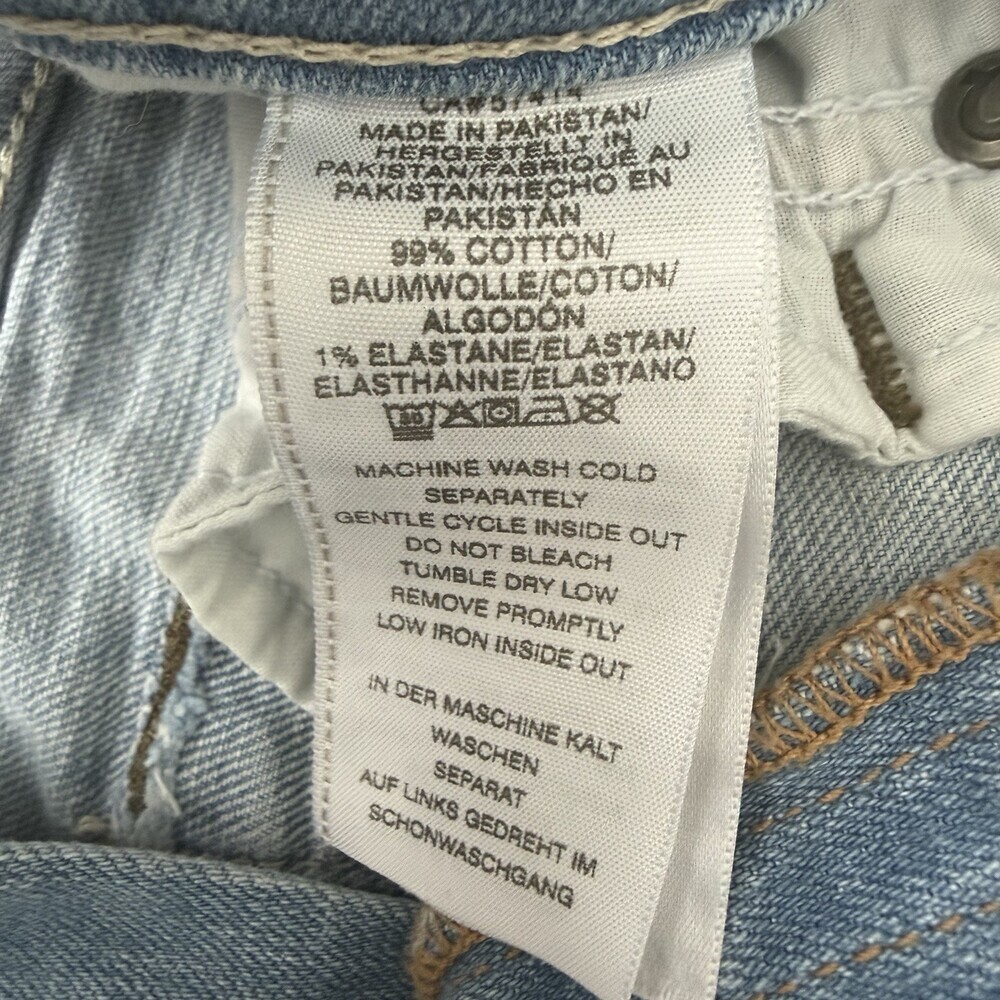True Religion RICKY Jeans Relaxed Straight Distressed Men's Size 32 Light Wash - Picture 9 of 16